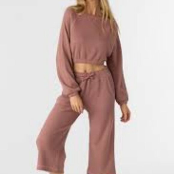 O'NEIL TOUR WAFFLE KNIT SLOUCHY TOP NWT - Picture 1 of 7